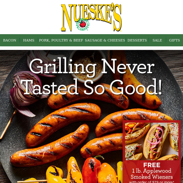 Be the Grillmaster This Labor Day - Free Smoked Wieners with Purchase