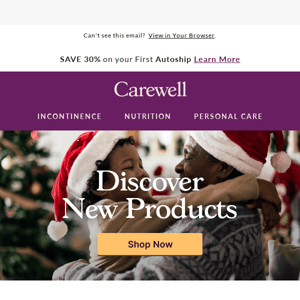 New products & brands at Carewell