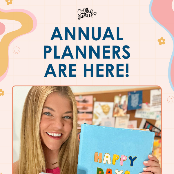 Callie Danielle 2024 Planner 8.5x11 Weekly/Monthly Plan Plan Plan