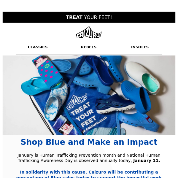 Make Your Mark: Wear Blue, Shop with Purpose, and Donate for Change 💙