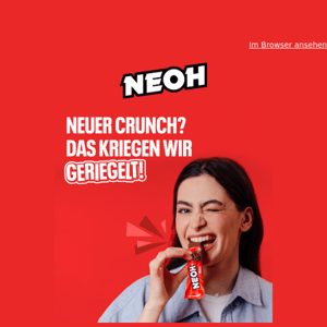 Das ist der neue Crunch Riegel!🍫