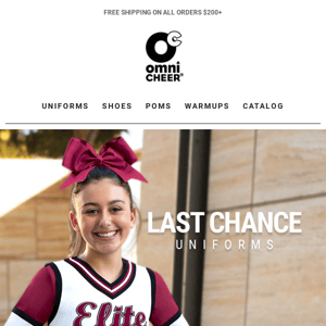 Last Chance Uniforms, starting at $4.98