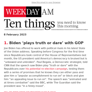 Biden ‘plays truth or dare’ with Republicans