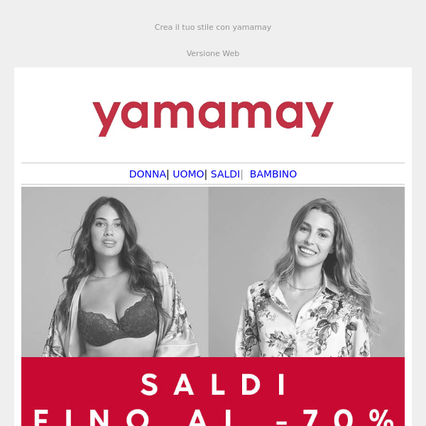 Yamamay | Saldi fino al -70% sulla Collezione Donna - Yamamay