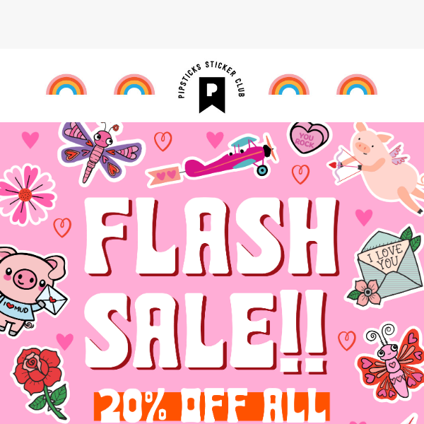 💘Vday Flash sale!!💘 Unwrap Sweet Deals in Our Valentine's Day Sticker Sale!