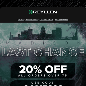 Last day to save 20%