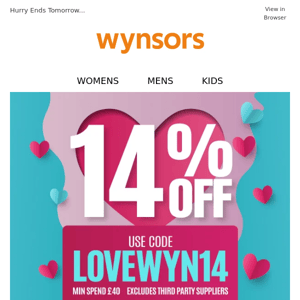 14% OFF For Valentines! ❤️