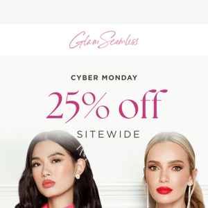 Cyber Monday: 25% OFF + GWP