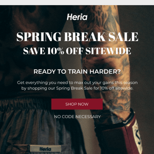Spring Break Sale - Happening Now! 📣