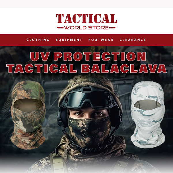 Introducing: UV Protection Balaclava