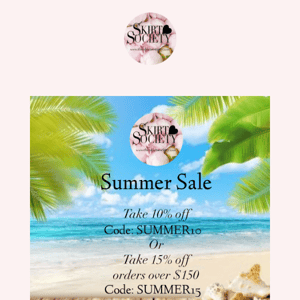 Hello Summer 🌞❤️ Ends 6/24