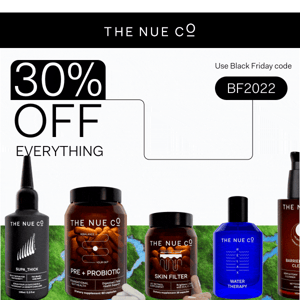 30% off CONTINUES