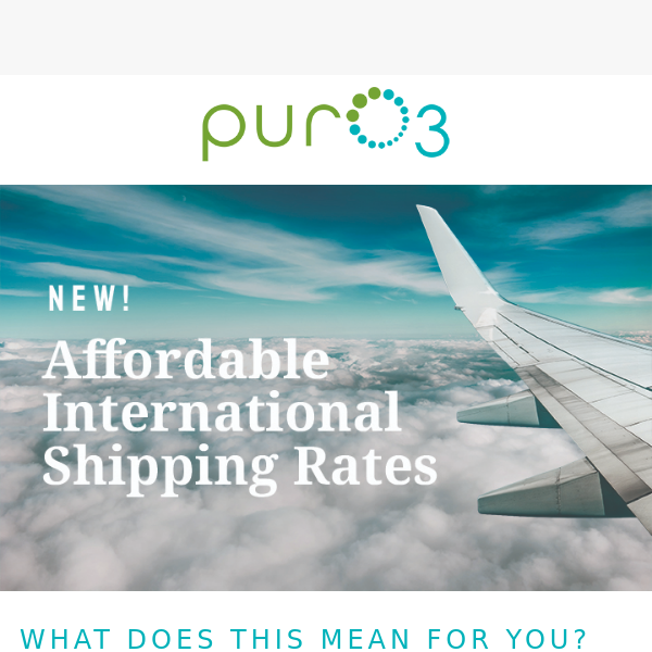 Lower Rates = More Affordable Shipping