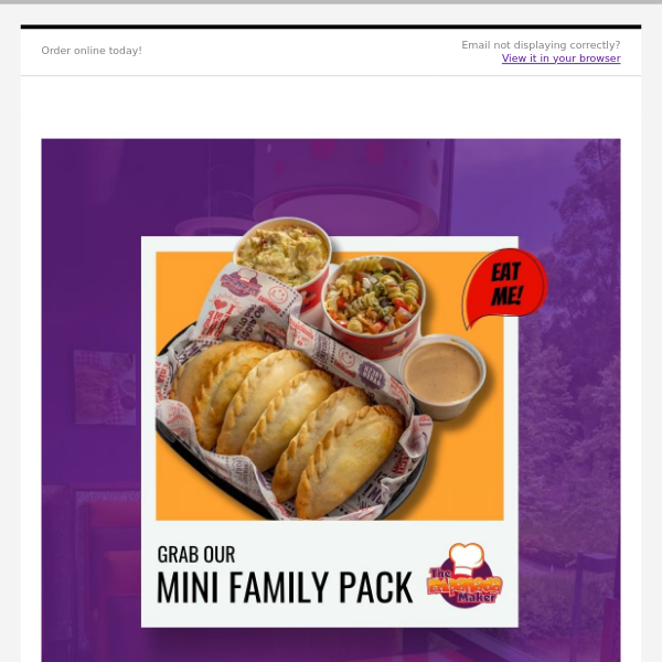 Skip the meal prep hassle and grab our Mini Family Pack!
