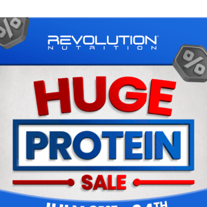 Huge Protein Sale! 55% Off Bulk Protein!