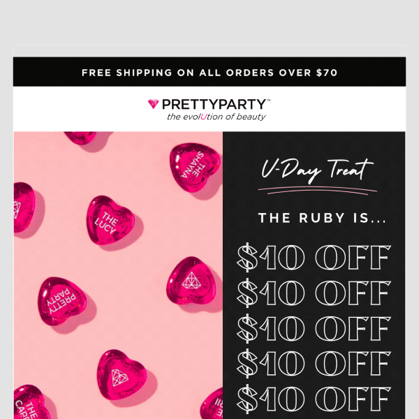 PSA: $10 OFF THE RUBY! 💸