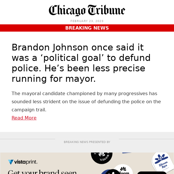 Chicago mayoral election: Brandon Johnson and defunding police