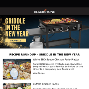 Griddle In The New Year + Weekly Recipe Round Up