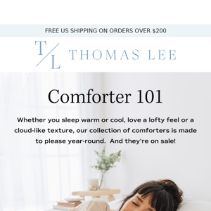 All About the Comforters on SALE!