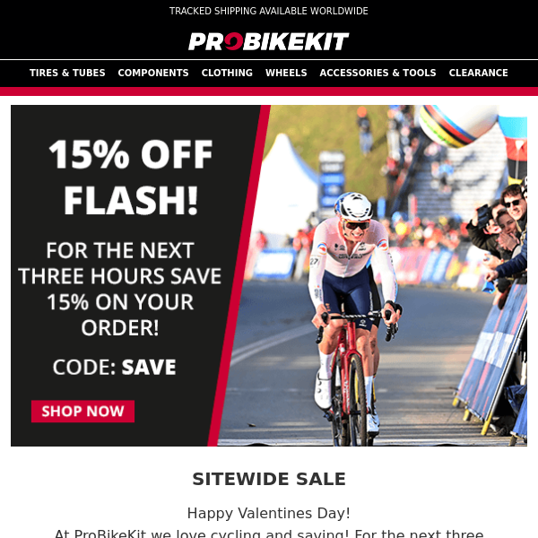 15% Off Flash Sale! Live Now!