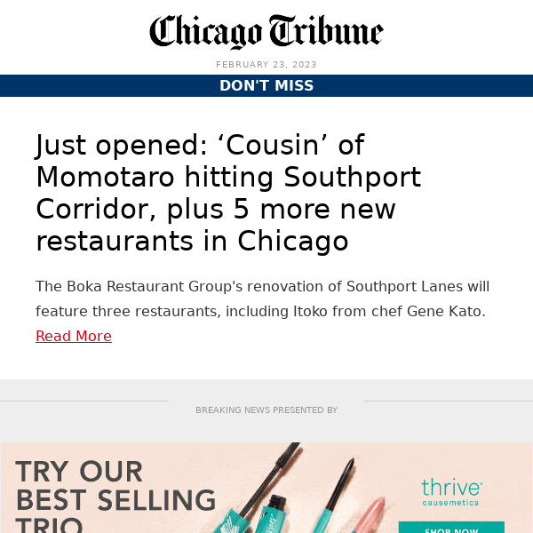 Just opened: ‘Cousin’ of Momotaro hitting Southport Corridor, plus 5 more new restaurants in Chicago 