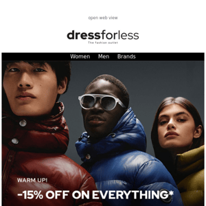 DEALS: Everything at half price + 15% EXTRA DISCOUNT!