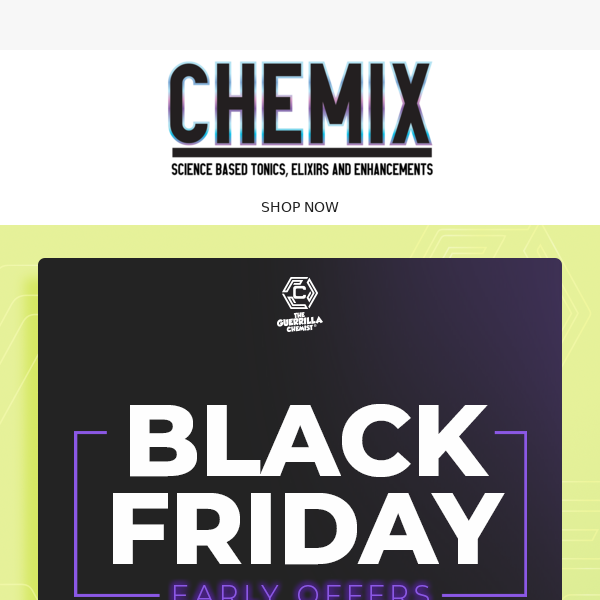 Huge Savings on Chemix Orders 🔥