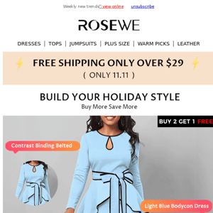 FREE SHIPPING! Build Your Holiday Style⚡