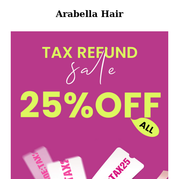 😍Tax Time Sale Going On