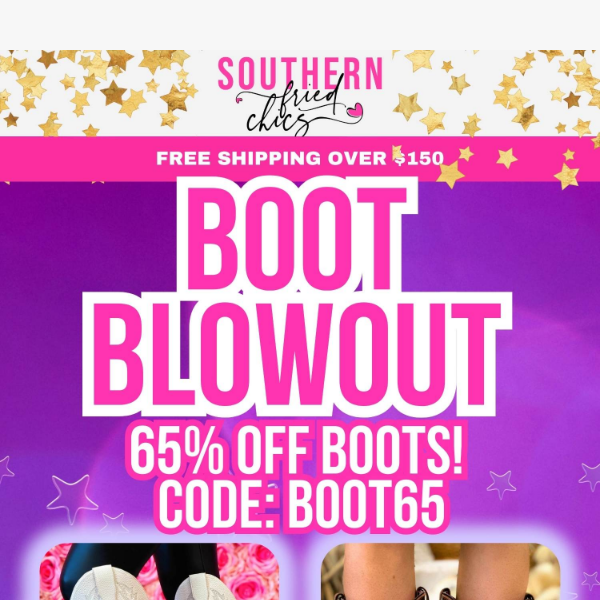 💥65% OFF Western Boot BLOWOUT!🤠