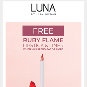 FREE 💋 Ruby Flame Lipstick and Liner 💄