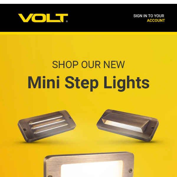 Shop our new mini step lights