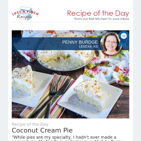 Easy Homemade Coconut Cream Pie