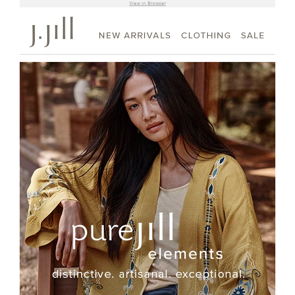 Arrived TODAY! Our limited-edition Pure Jill Elements Collection is here.