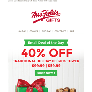 Deal of the Day: 40% Off the Traditional Holiday Heights Tower