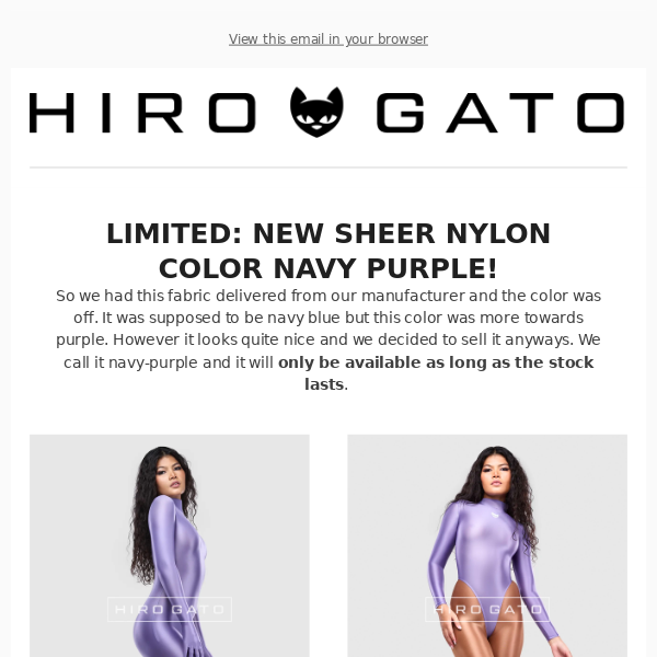 Hiro Gato ] New Sheer Nylon Color & Shiny Metallic Discount