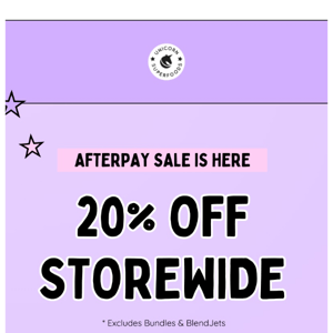 20% Off Storewide | Don't Miss Out ✨