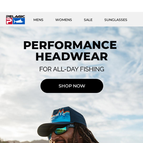 Headwear From $15  PELAGIC Fishing Gear