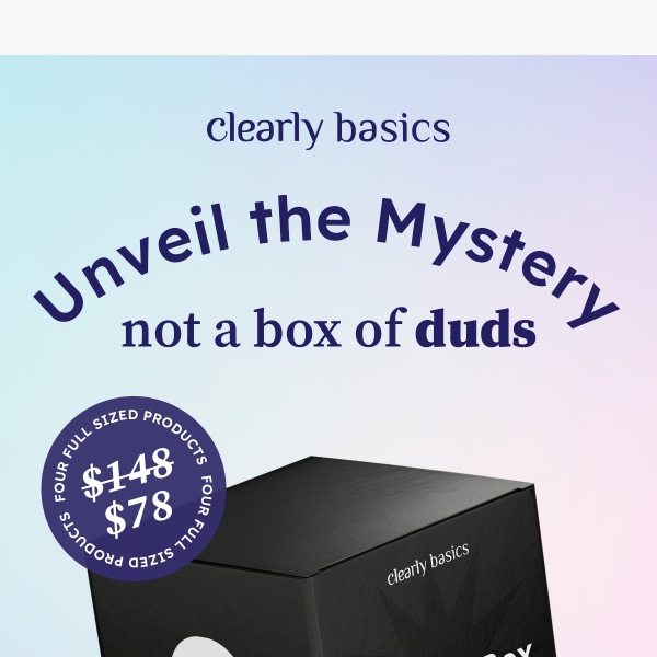 SURPRISE 👀 our mystery box is backkkk`