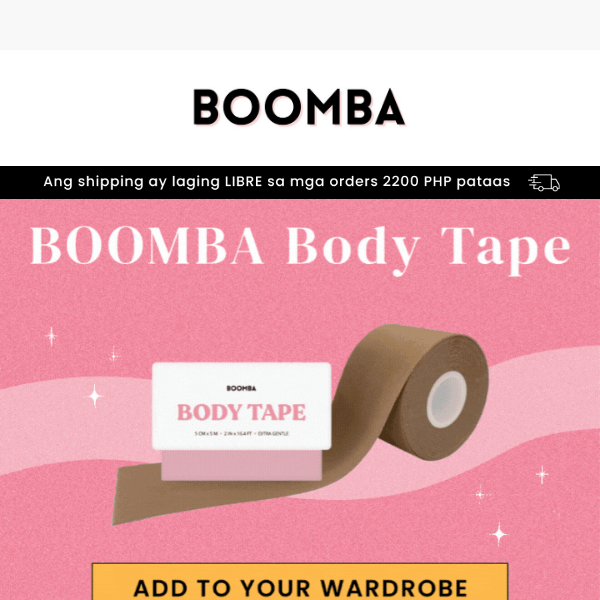 Trending Ngayon: BOOMBA Body Tape ✨