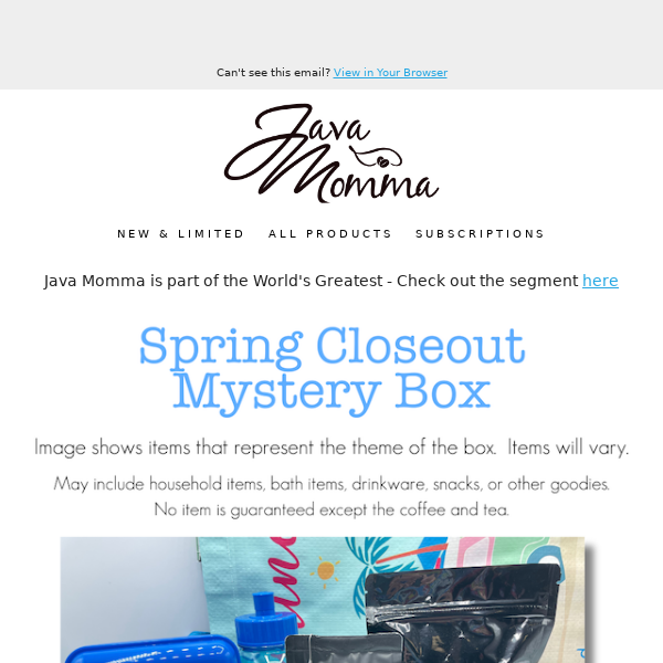 Spring Fling Box Savings!