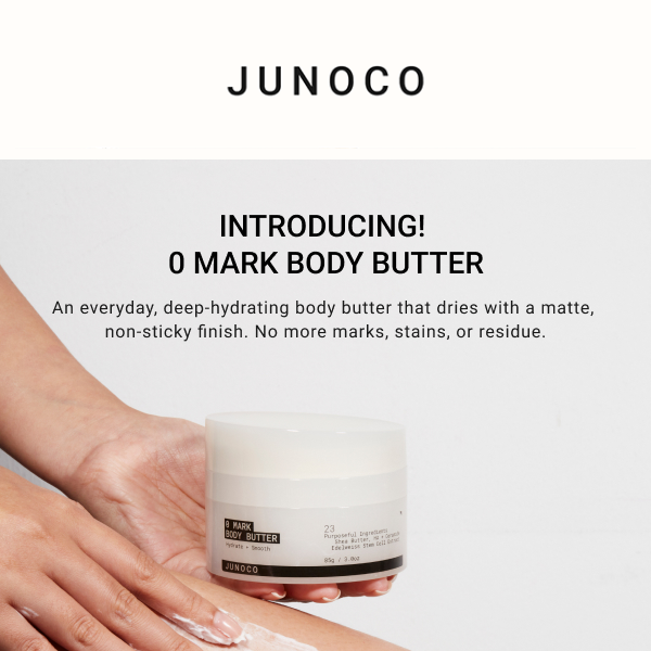 Introducing! 0 Mark Body Butter