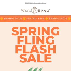 🌸 Spring Fling Flash Sale: Today Only! 🚀 25% OFF Spring Vibes Collection - Code: SPRINGFLING 🌸