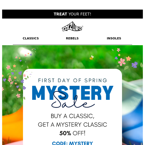 🌸 Spring's here & we're celebrating with the Mystery Sale! 🌸