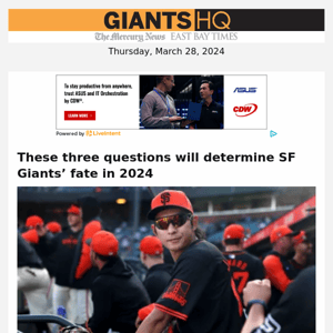 These three questions will determine SF Giants’ fate in 2024