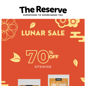 It's your LUCKY day 🏮 70%OFF sitewide!