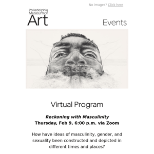 "Reckoning with Masculinity" Virtual Program