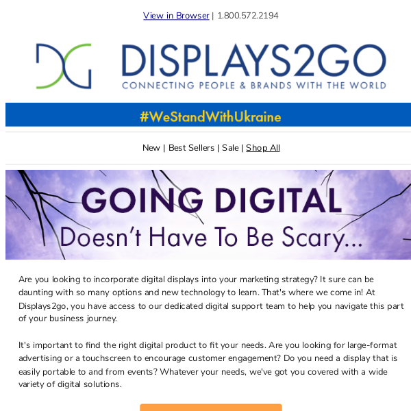 GO Digital — It Doesn't Have To Be Scary...