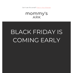 Black Friday is Coming...