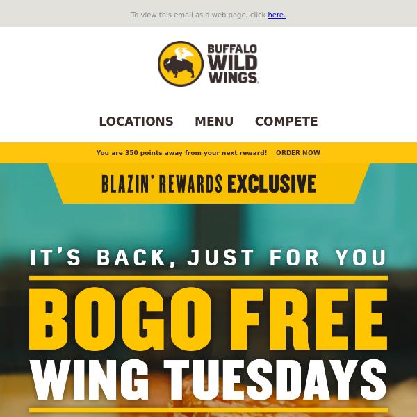 Fantasy Football Contests : Buffalo Wild Wings promotions